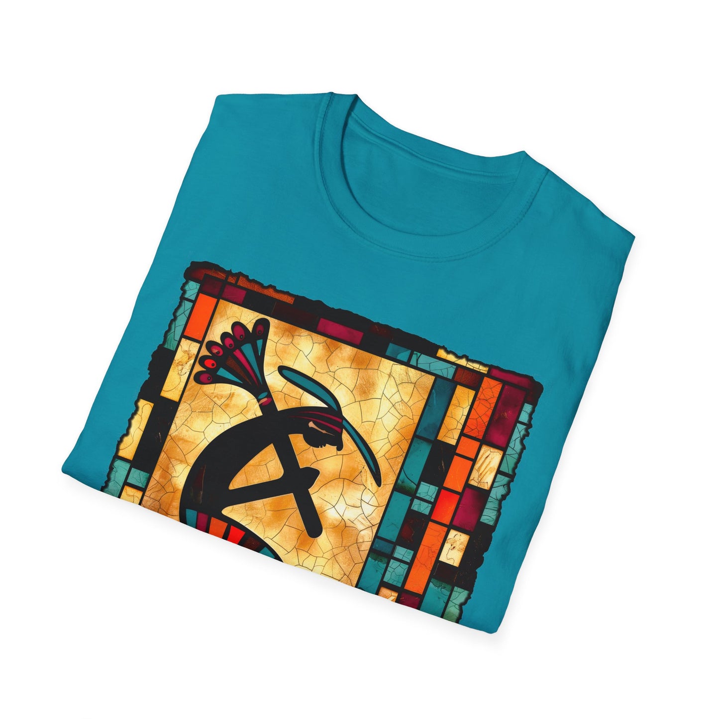 "Bricks & Mortar" Unisex Softstyle T-Shirt from Adobe Dregs Coffee Stash™