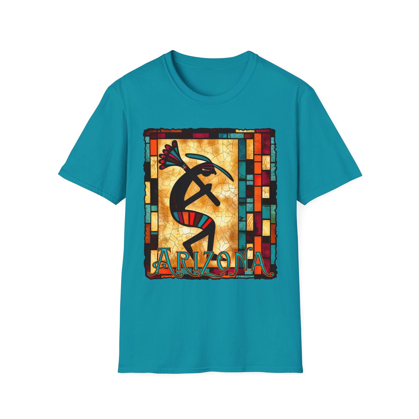 "Bricks & Mortar" Unisex Softstyle T-Shirt from Adobe Dregs Coffee Stash™