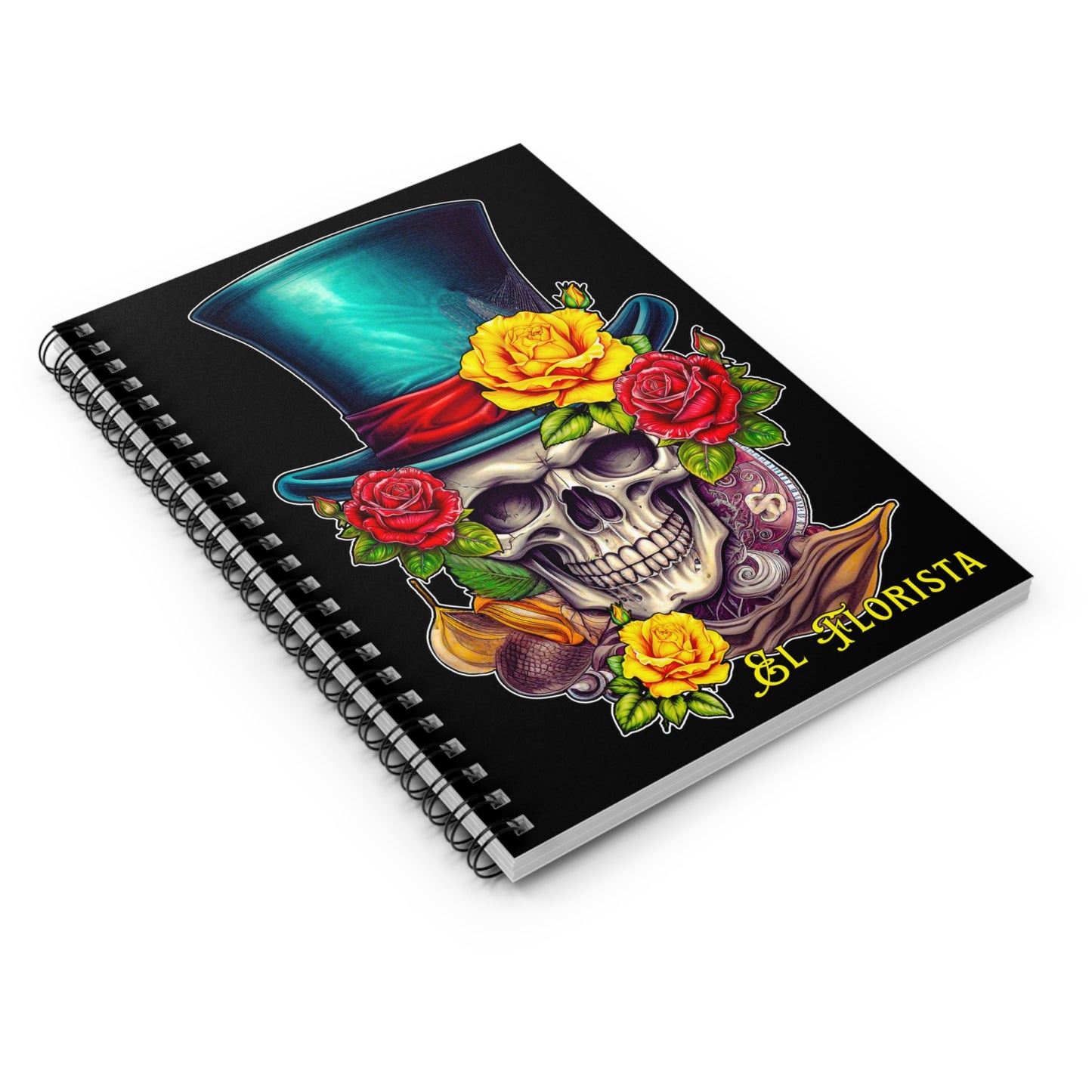 "El Florista" (The Florist) Spiral Notebook - Ruled Line from Adobe Dregs Coffee Stash™