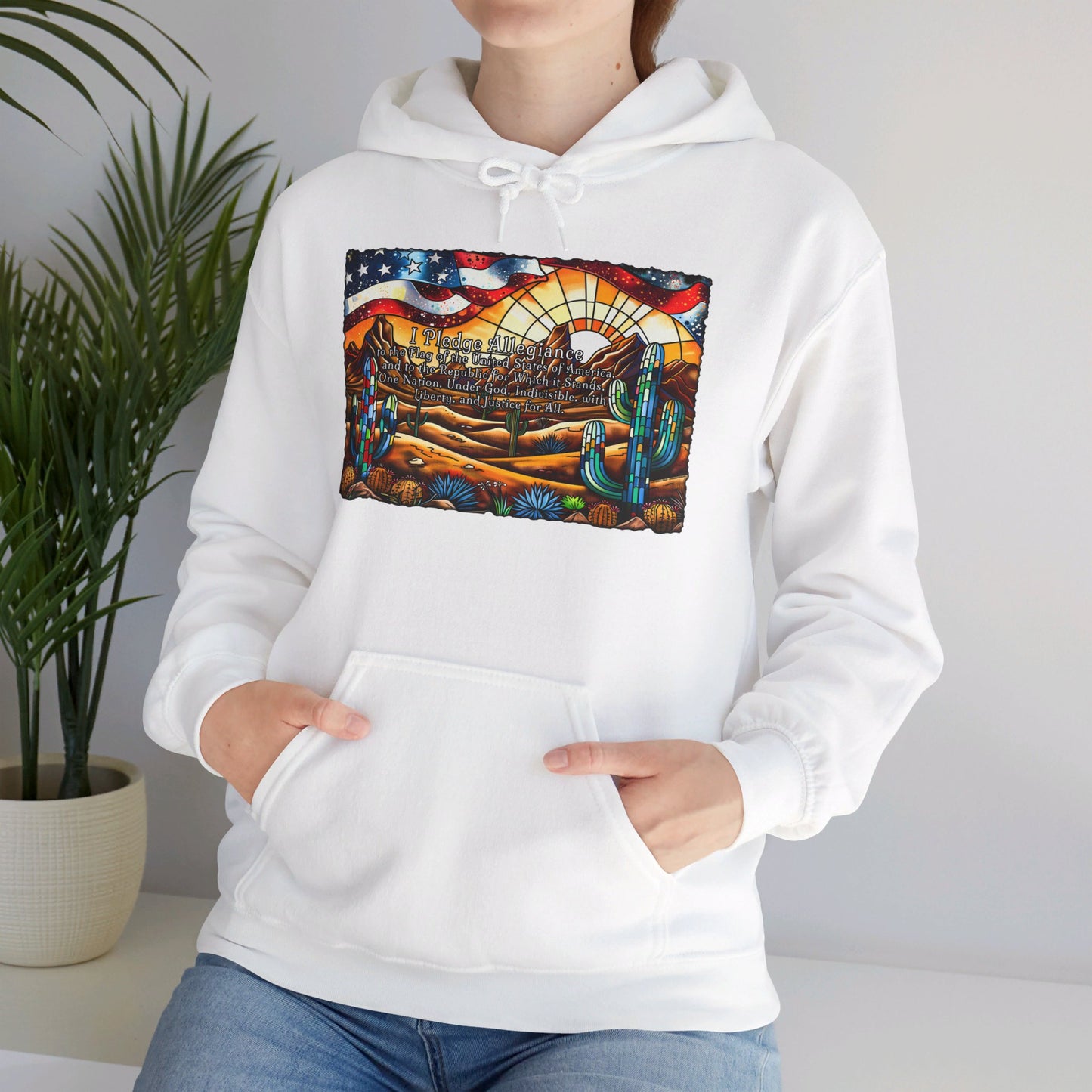 "I Pledge Allegiance..." Unisex Heavy Blend™ Hooded Sweatshirt