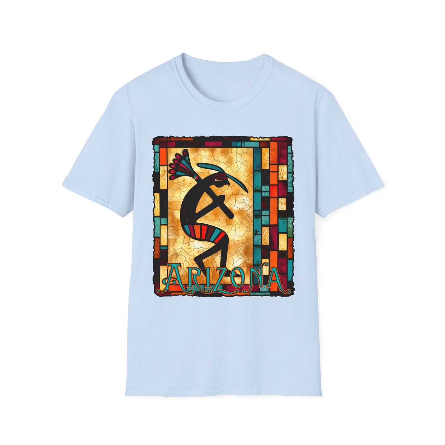 "Bricks & Mortar" Unisex Softstyle T-Shirt from Adobe Dregs Coffee Stash™