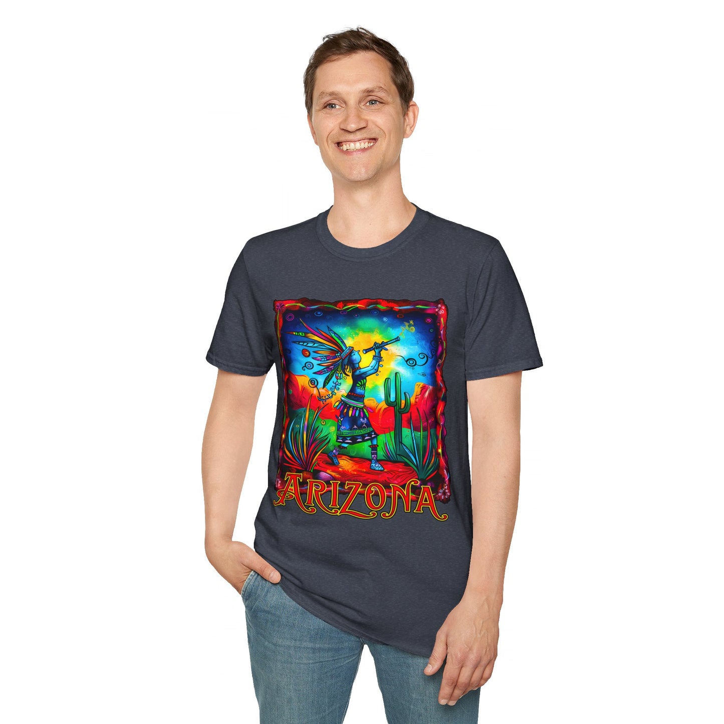 "Reverence" Unisex Softstyle T-Shirt from Adobe Dregs Coffee Stash™