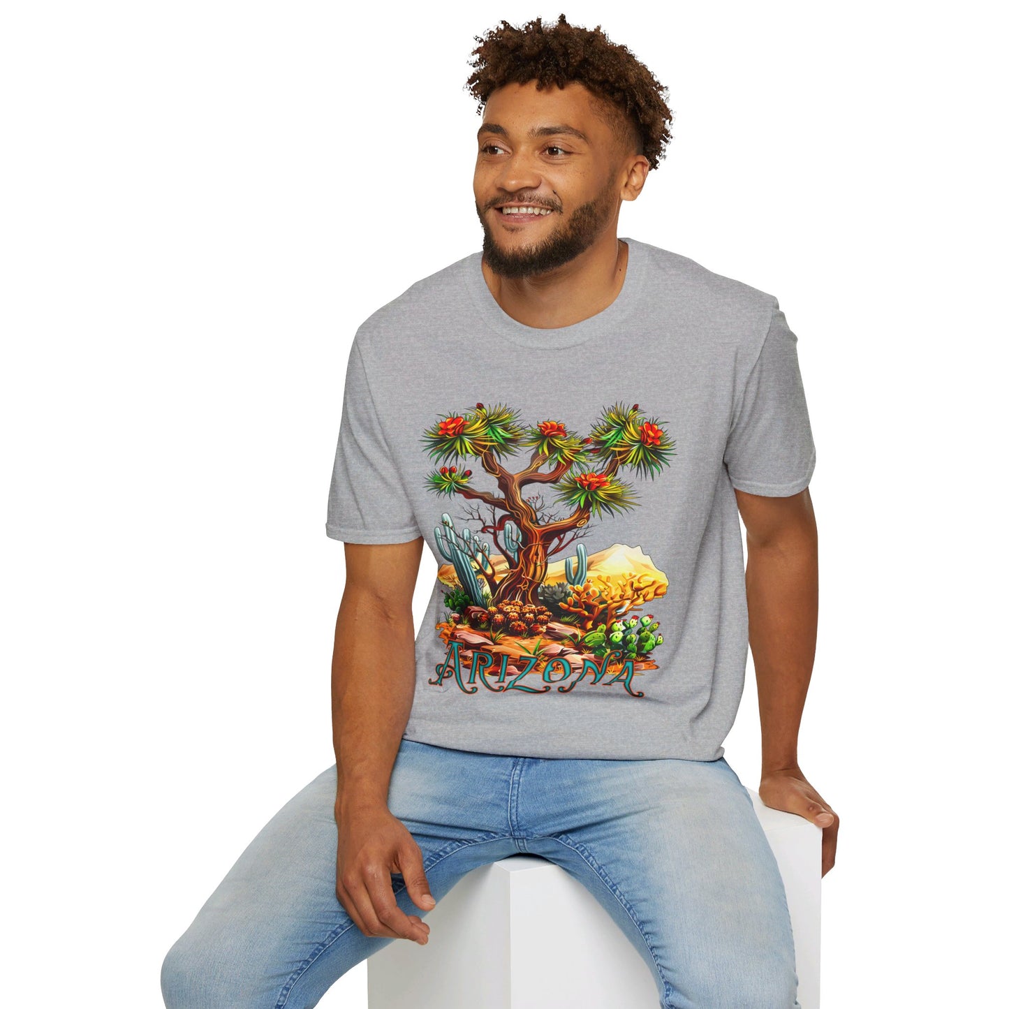 "Josh U-A-Tree" Unisex Softstyle T-Shirt from Adobe Dregs Coffee Stash™