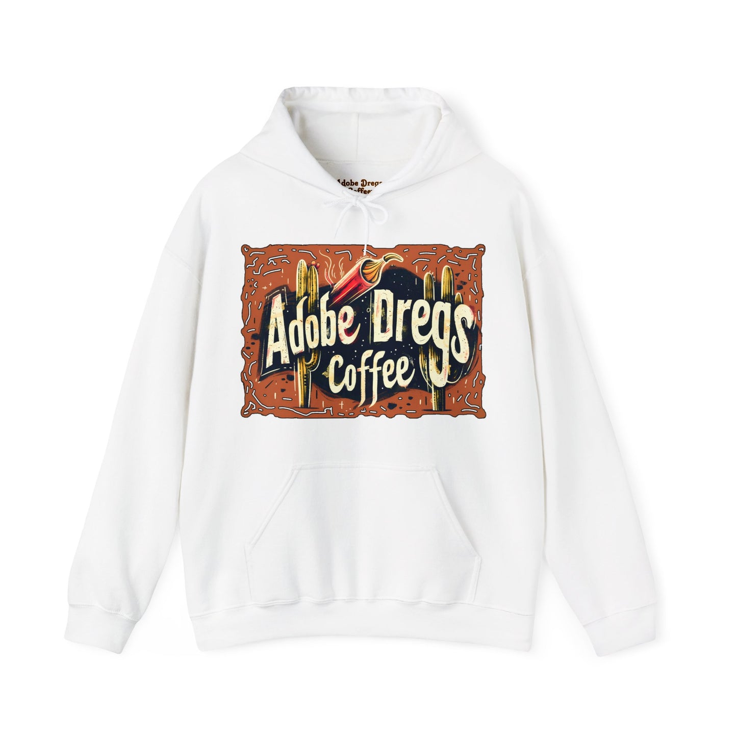 "Retro Rusty Metal Sign" - Unisex Heavy Blend™ Hooded Sweatshirt