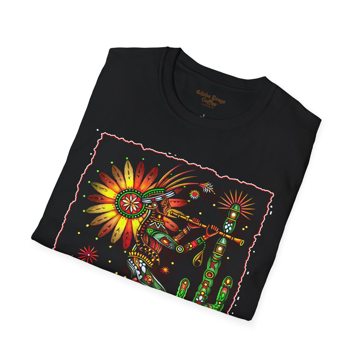 "Totem" Unisex Softstyle T-Shirt from Adobe Dregs Coffee Stash™