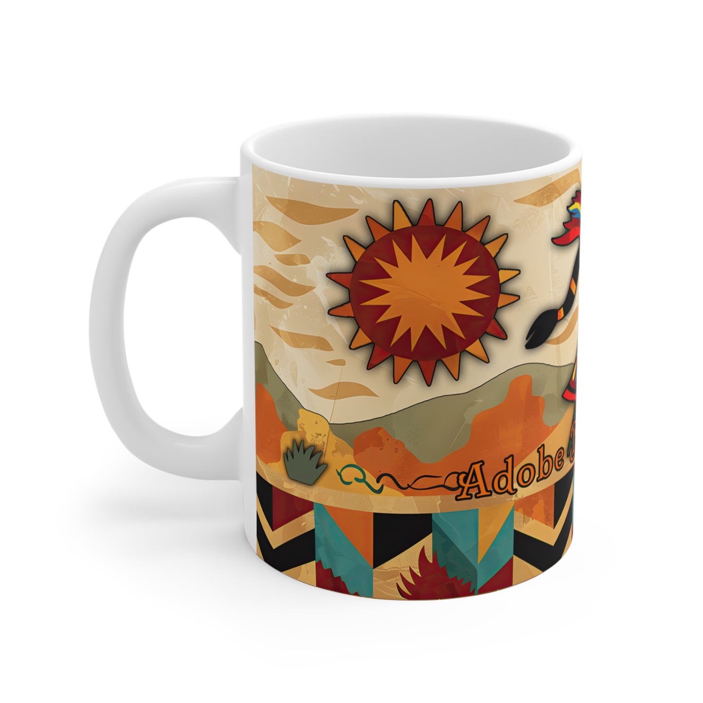 "Windsong" 11oz Coffee Mug, from Adobe Dregs Coffee Stash™