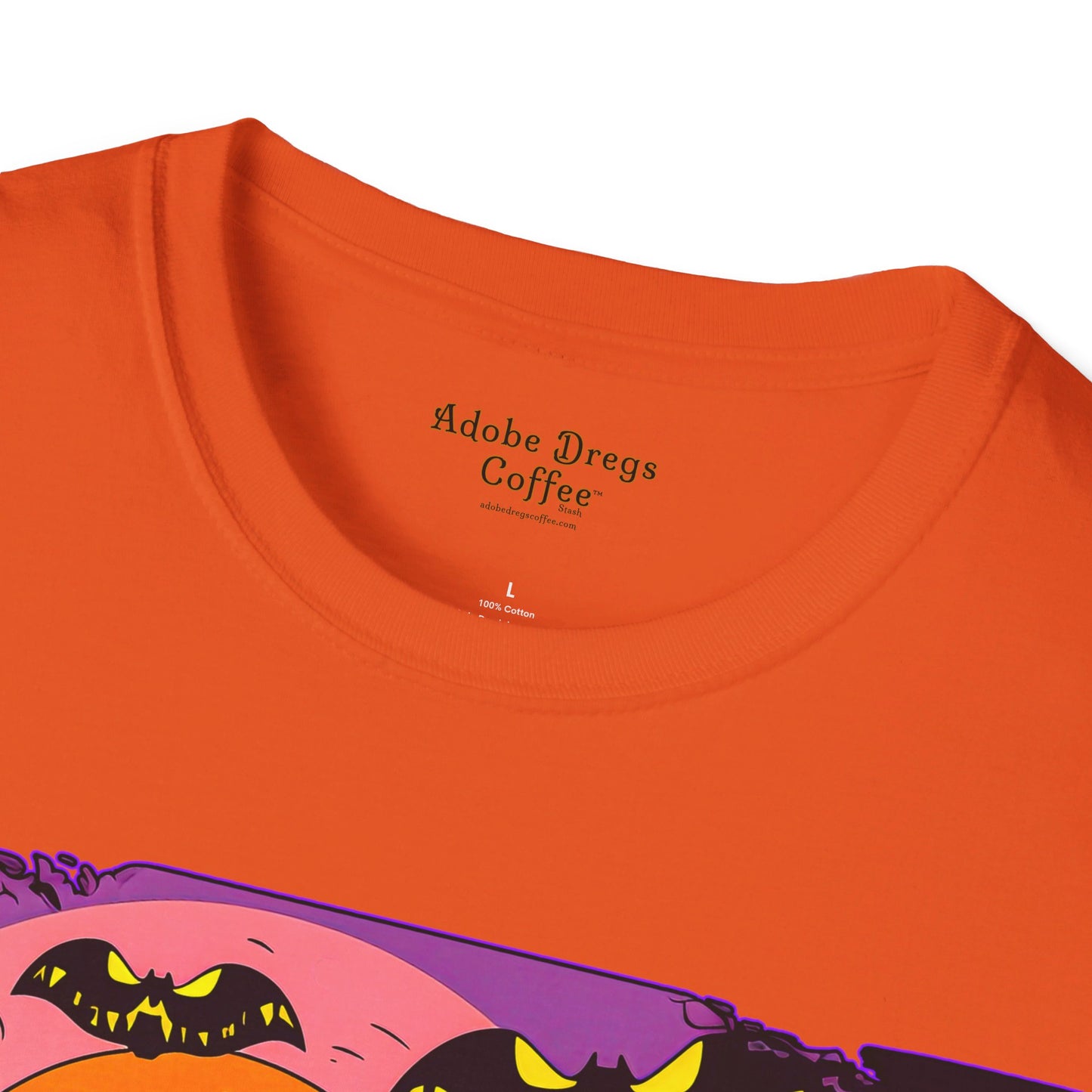 "Trick? Treat? Either Way, I Win!" Unisex Softstyle T-Shirt from Adobe Dregs Coffee Stash™