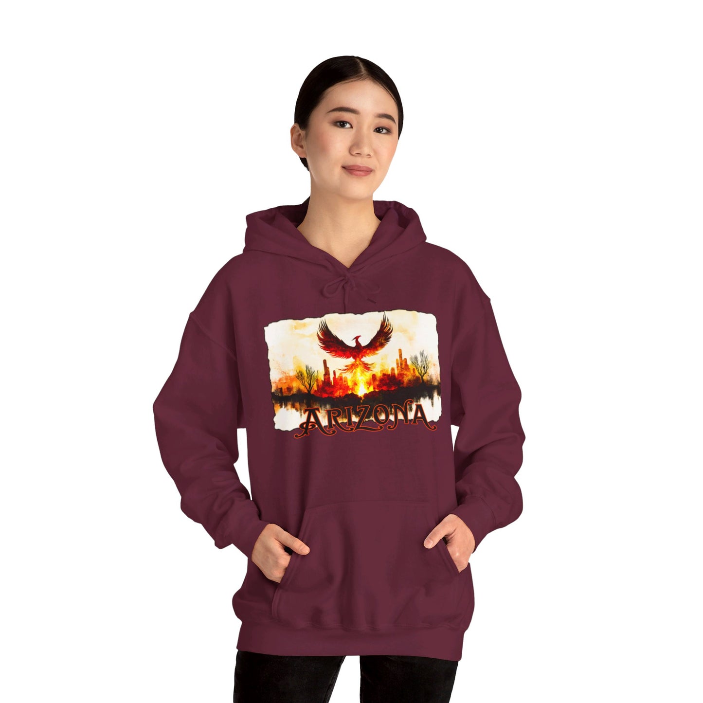 "Aloft" Unisex Heavy Blend™ Hooded Sweatshirt