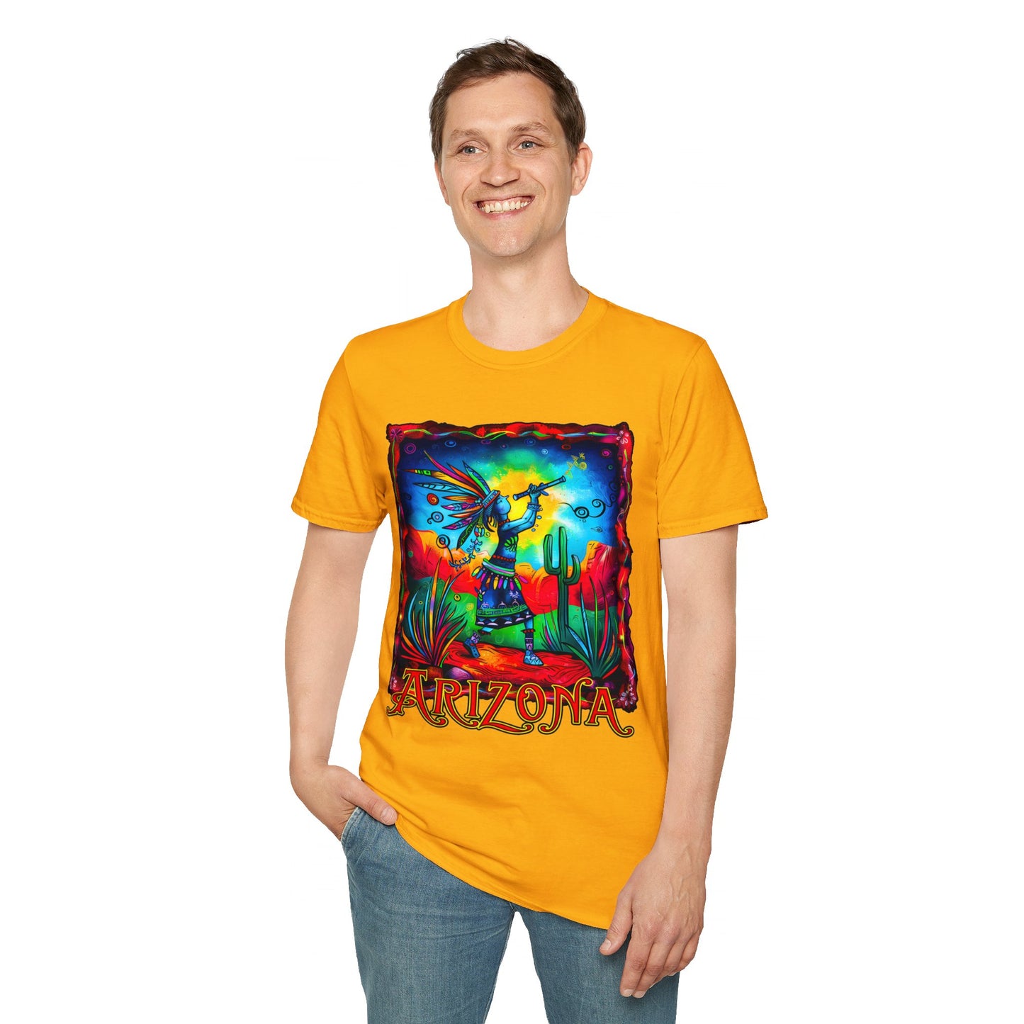 "Reverence" Unisex Softstyle T-Shirt from Adobe Dregs Coffee Stash™