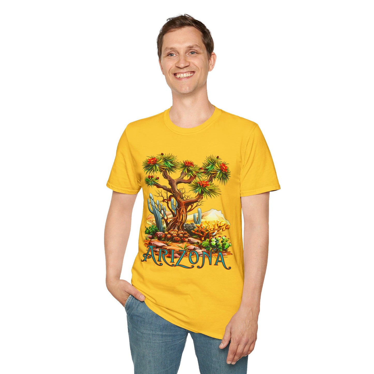 "Josh U-A-Tree" Unisex Softstyle T-Shirt from Adobe Dregs Coffee Stash™