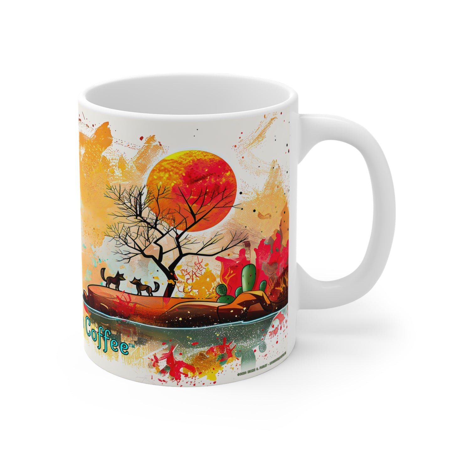 "A Close Eye" 11oz Coffee Mug, from Adobe Dregs Coffee Stash™