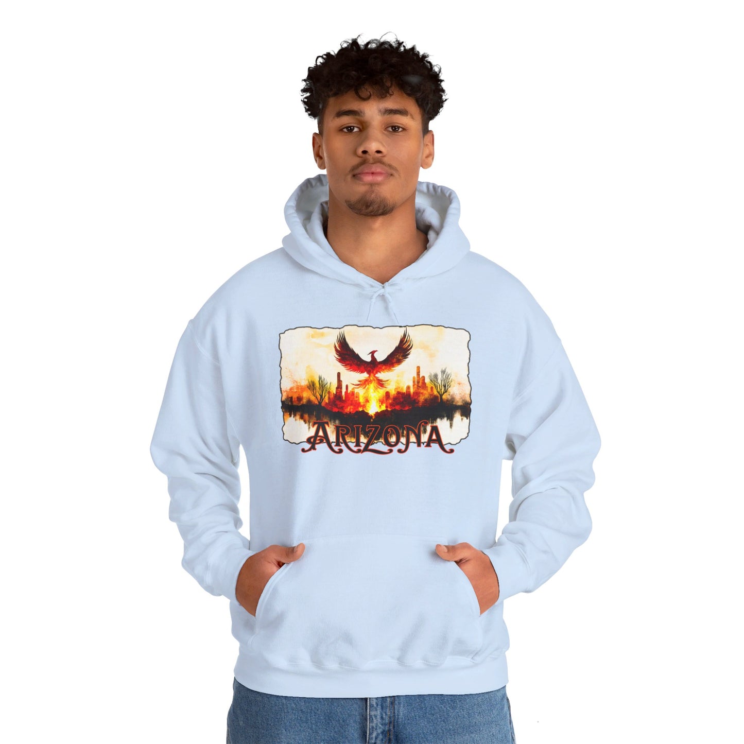 "Aloft" Unisex Heavy Blend™ Hooded Sweatshirt