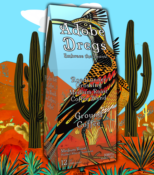 Adobe Dregs™ Roadrunner Crossing™ Ground Coffee Blend (Medium Roast)