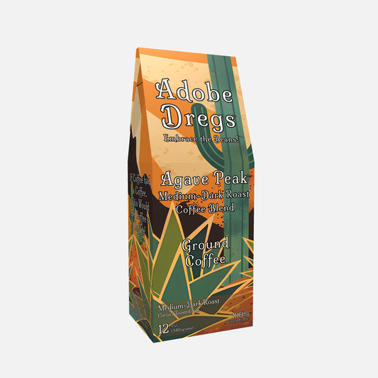 Adobe Dregs™ Agave Peak™ Medium-Dark Roast Ground Coffee Blend