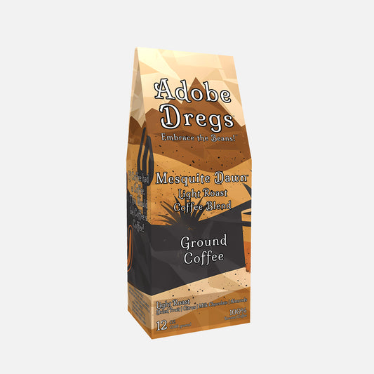 Adobe Dregs™ Mesquite Dawn™ Ground Coffee Blend (Light Roast)